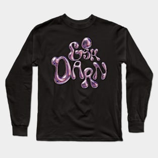 GOSH DARN!!! A Y2K Aesthetic Long Sleeve T-Shirt